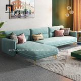  Bộ ghế sofa góc GT55 Velor 2m4 x 1m6 vải nhung nỉ sang trọng 
