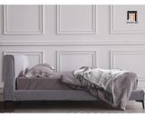  Giường ngủ hiện đại GN75 Rio 1m6 x 2m màu xám vải nhung 
