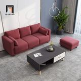  Bộ ghế sofa cho văn phòng KT101 Redfield màu đỏ đô nhỏ gọn 