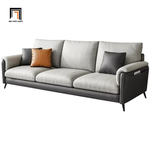ghế sofa băng da giả dài 2m1