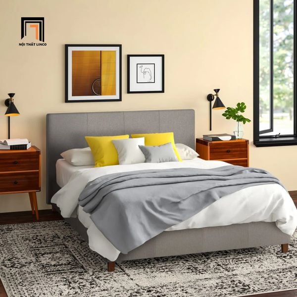 giường ngủ, giường ngủ bọc nệm