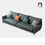  Ghế sofa băng bọc da giả BT89 Noha màu xanh lá sang trọng 