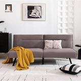  Ghế sofa giường hiện đại GB106 Brumbee 1m7 vải nhung xám 