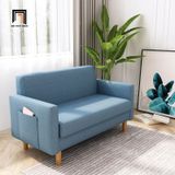  Ghế sofa băng nhỏ gọn dài 1m5 BT216 Tine màu xanh dương 