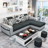  Bộ ghế sofa góc L phòng khách GT137 Hugo 2m4 x 1m6 xinh xắn 