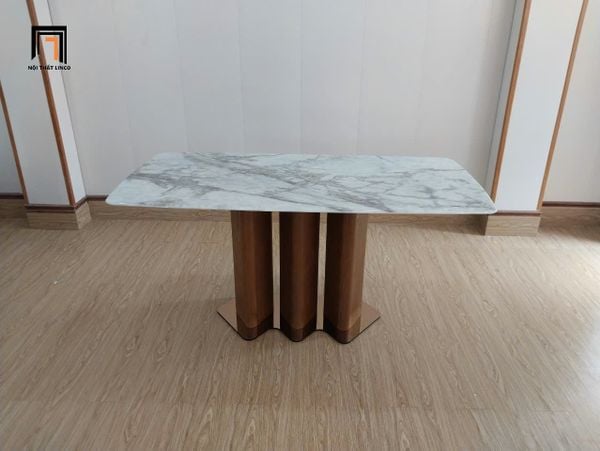 bàn ăn mặt đá sang trọng 6 ghế