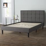  Giường ngủ giá rẻ GN10 Summons màu xám đậm vải nỉ 