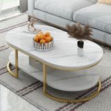  Bàn sofa phòng khách gia đình 1m x 50 BSF16 Keen mặt đá trắng 