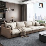  Bộ ghế sofa băng sang trọng BT300 Olive dài 2m2 da công nghiệp 