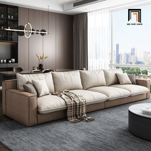 bộ ghế sofa băng 2m2 da công nghiệp