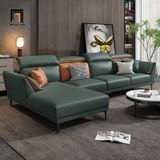  Bộ ghế sofa góc L gật gù GT212 Khalaf 3m x 1m6 da pu sang trọng 