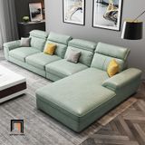  Bộ ghế sofa góc L 3m x 1m8 GT85 Tianfy da công nghiệp 