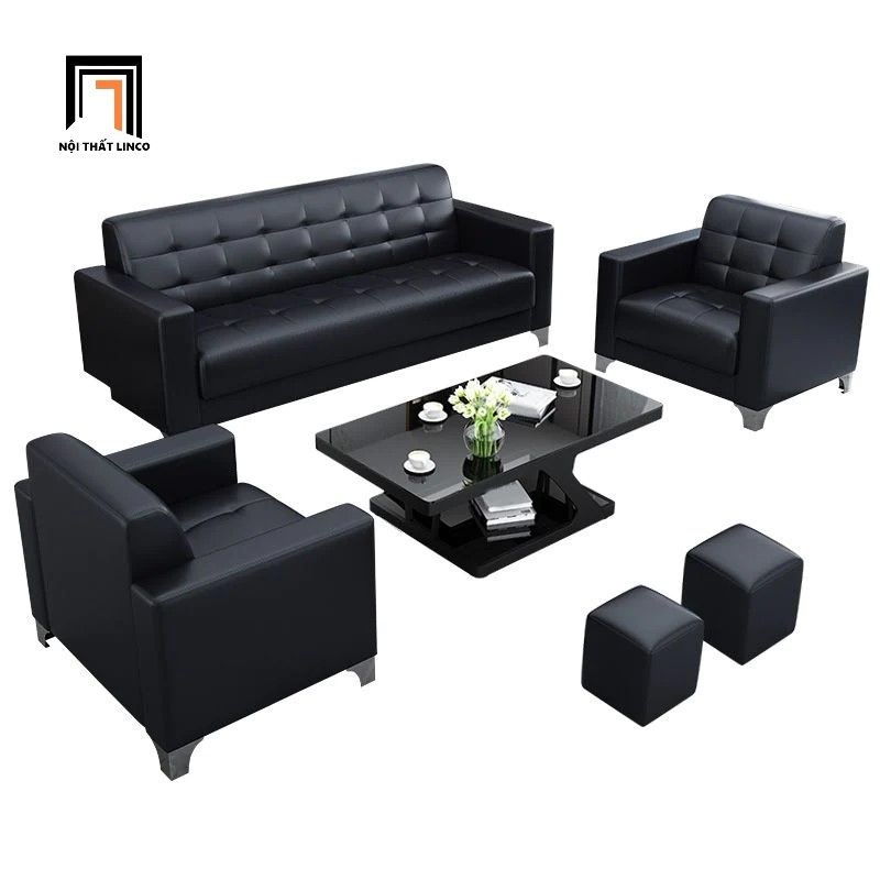  Ghế sofa băng cho văn phòng làm việc BT277 Custer 1m83 da giả 