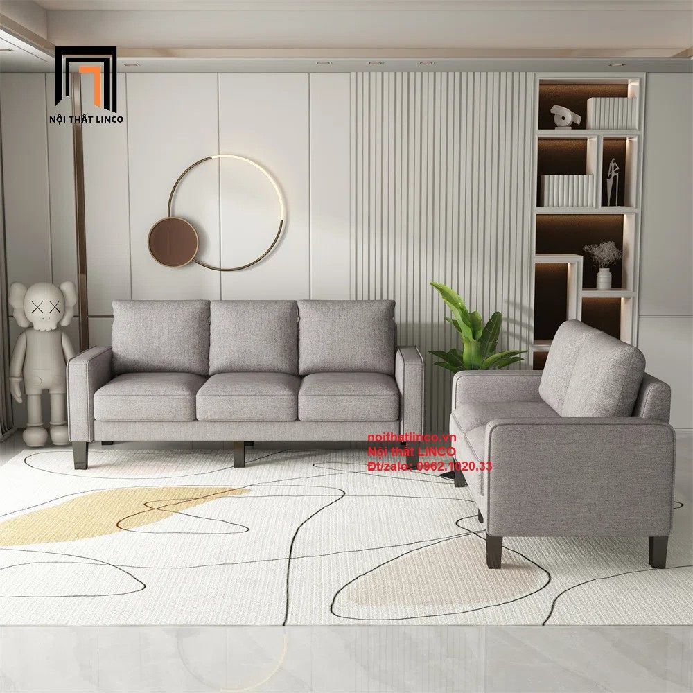  Bộ bàn ghế sofa PK9 Yeas bọc vải cho phòng khách sang trọng 
