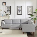  Bộ ghế sofa góc gia đình GT240 Granville 2m4 x 2m4 màu cam 