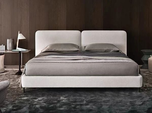 giường ngủ 1m6 x 2m vải nhung