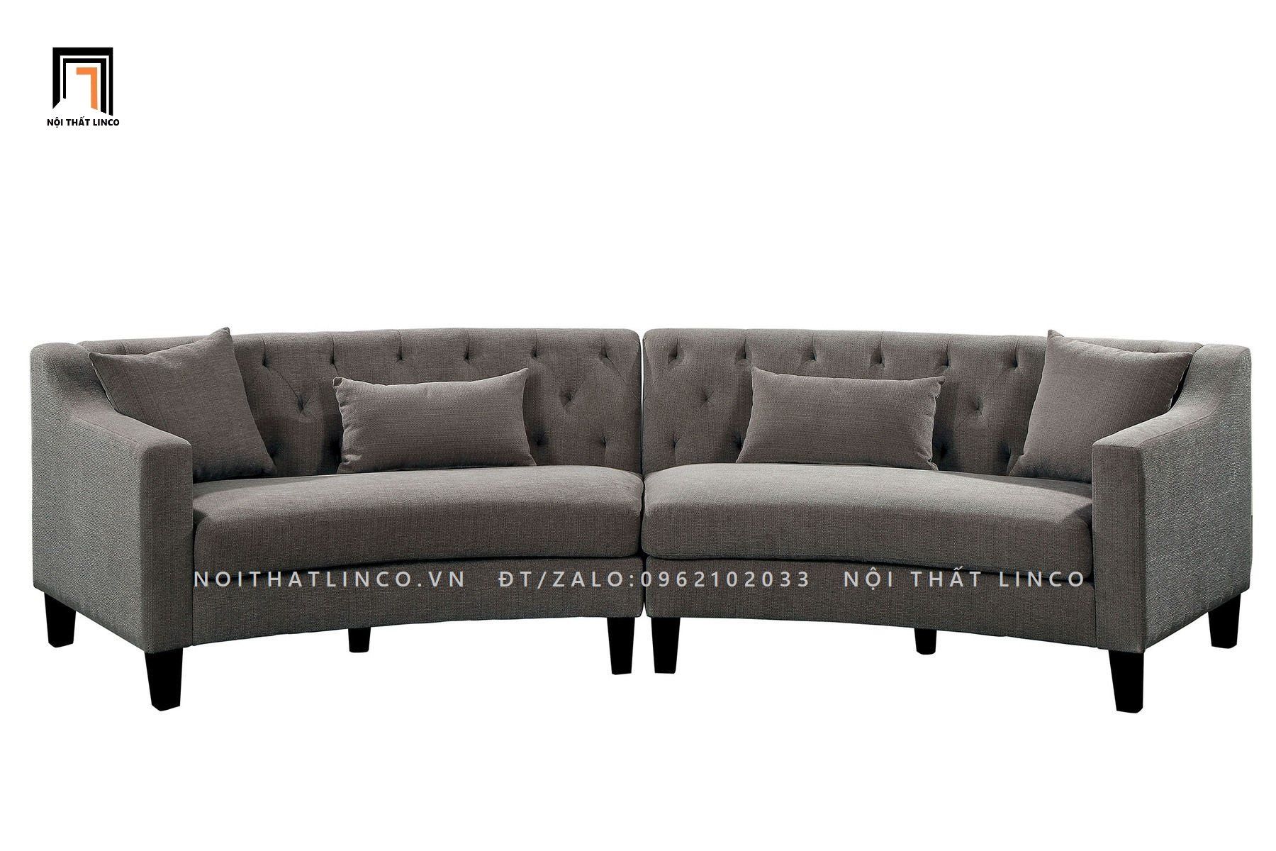 Ghế sofa góc dài 3m3 GT70 Sarin tựa lưng giật nút 