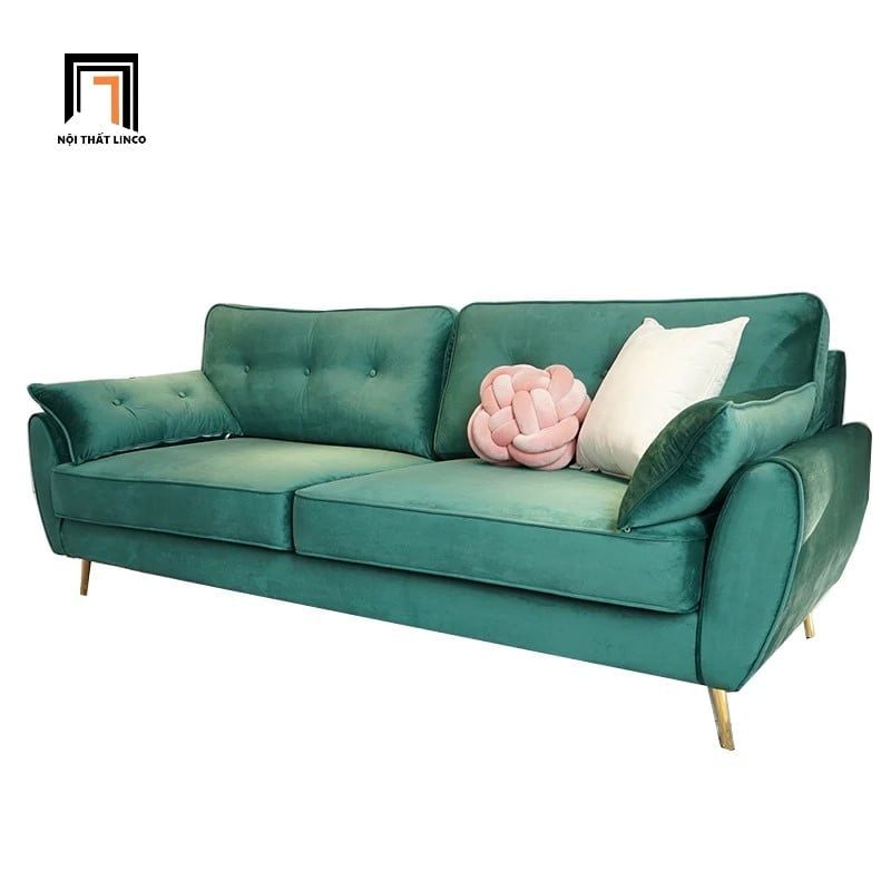  Bộ ghế sofa gia đình vải nỉ KT77 Dropy phối màu xinh xắn 