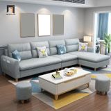 Bộ ghế sofa góc L vải nỉ GT119 Anahem 2m8 x 1m5 giá rẻ 