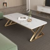 Bàn sofa phòng khách chữ nhật BSF49 Tookman mặt đá đẹp 