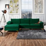  Set ghế sofa góc L GT4 Ettal vải nhung 2m4 x 1m6 giá rẻ 
