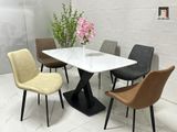 Bộ bàn ăn 6 ghế sang trọng 52-BAD6-G13-B70 1m6 cho gia đình 