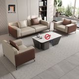  Set ghế sofa phòng khách hiện đại KT153 Jamal da giả cao cấp 
