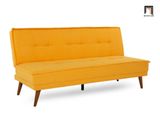  Ghế sofa giường thông minh GB40 Seattle 1m8 vải nỉ màu vàng 