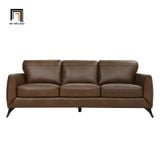  Ghế sofa băng da Pu BT169 Ahmara 2m nâu cafe 