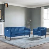  Bộ ghế sofa phòng khách gia đình KT131 Perrytown vải nhung 