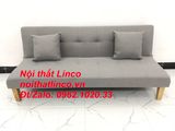  Bộ bàn ghế sofa bed giường SFG diện tích nhỏ xám ghi trắng 