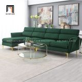  Bộ ghế sofa góc sang trọng GT69 Dexima 2m8 x 1m6 màu xám trắng 