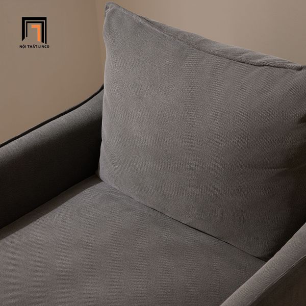 sofa đơn, ghế sofa đơn nhỏ, sofa đơn xám đen