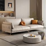  Ghế sofa băng da công nghiệp 2m2 BT85 Skinny màu xám ghi 