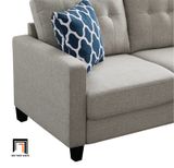 Ghế sofa góc L GT7 Yadira 2m2 x 1m6 vải mềm phòng khách gia đình 