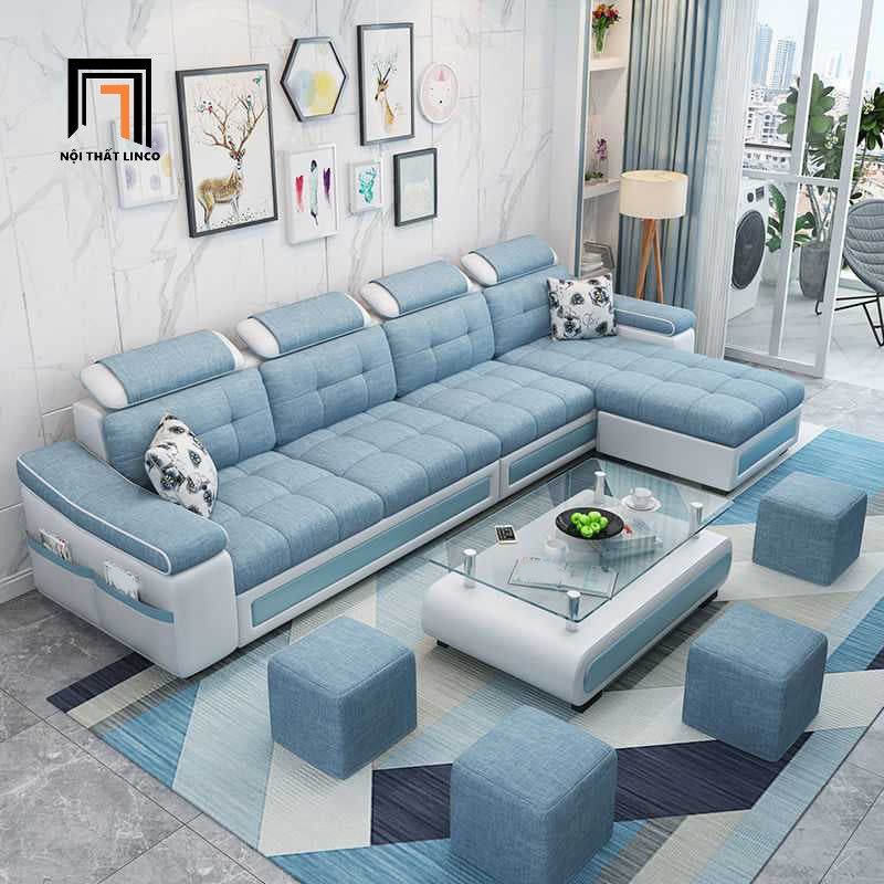  Bộ ghế sofa góc chữ L 3m x 1m6 GT179 Attica cho phòng khách lớn 