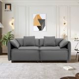  Ghế sofa băng da simili BT88 Kassy giá rẻ dài 2m 