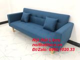  Bộ ghế sofa băng giường nằm dài 2m xanh dương nước biển 