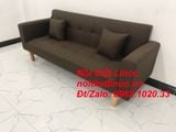  Bộ ghế sofa băng đa năng nâu cafe đậm rẻ dài 2m gia đình nhỏ 