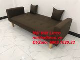  Bộ ghế sofa băng đa năng nâu cafe đậm rẻ dài 2m gia đình nhỏ 