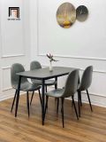  Bộ bàn ăn 4 ghế ngồi nhỏ gọn 33-BAD4-G22-B66 cho chung cư 