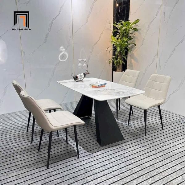 bộ bàn ăn 4 ghế xinh xắn