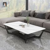  Bàn trà phòng khách mặt đá 2 tầng BSF28 Mocshin 1m x 60 