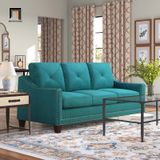  Ghế sofa băng 3 nệm ngồi BT166 Lugent 2m màu xám đen 