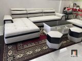  Bộ ghế sofa L phòng khách GT45 Blink 3m x 1m8 da công nghiệp 