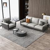  Ghế sofa băng da Pu BT136 Jing dài 2m1 cho văn phòng 