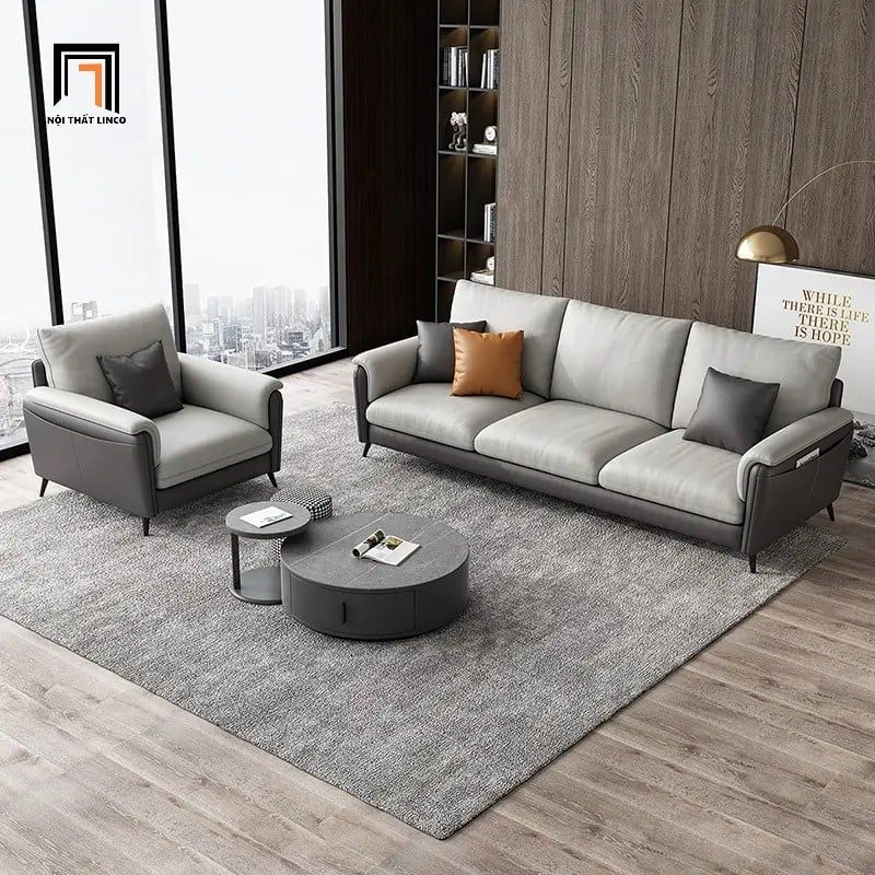  Ghế sofa băng da Pu BT136 Jing dài 2m cho văn phòng 