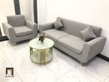  Bộ ghế sofa phòng khách NS04 màu xám ghi trắng giá rẻ 