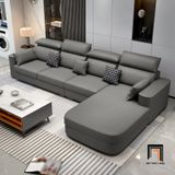  Bộ ghế sofa góc L da công nghiệp GT150 Orden 2m9 x 1m75 hiện đại 