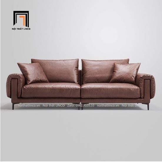  Ghế sofa băng giả da BT48 Covet phong cách Tây Âu hiện đại 